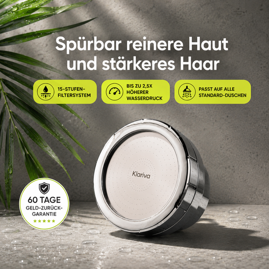 Klariva® Gefilterter Duschkopf