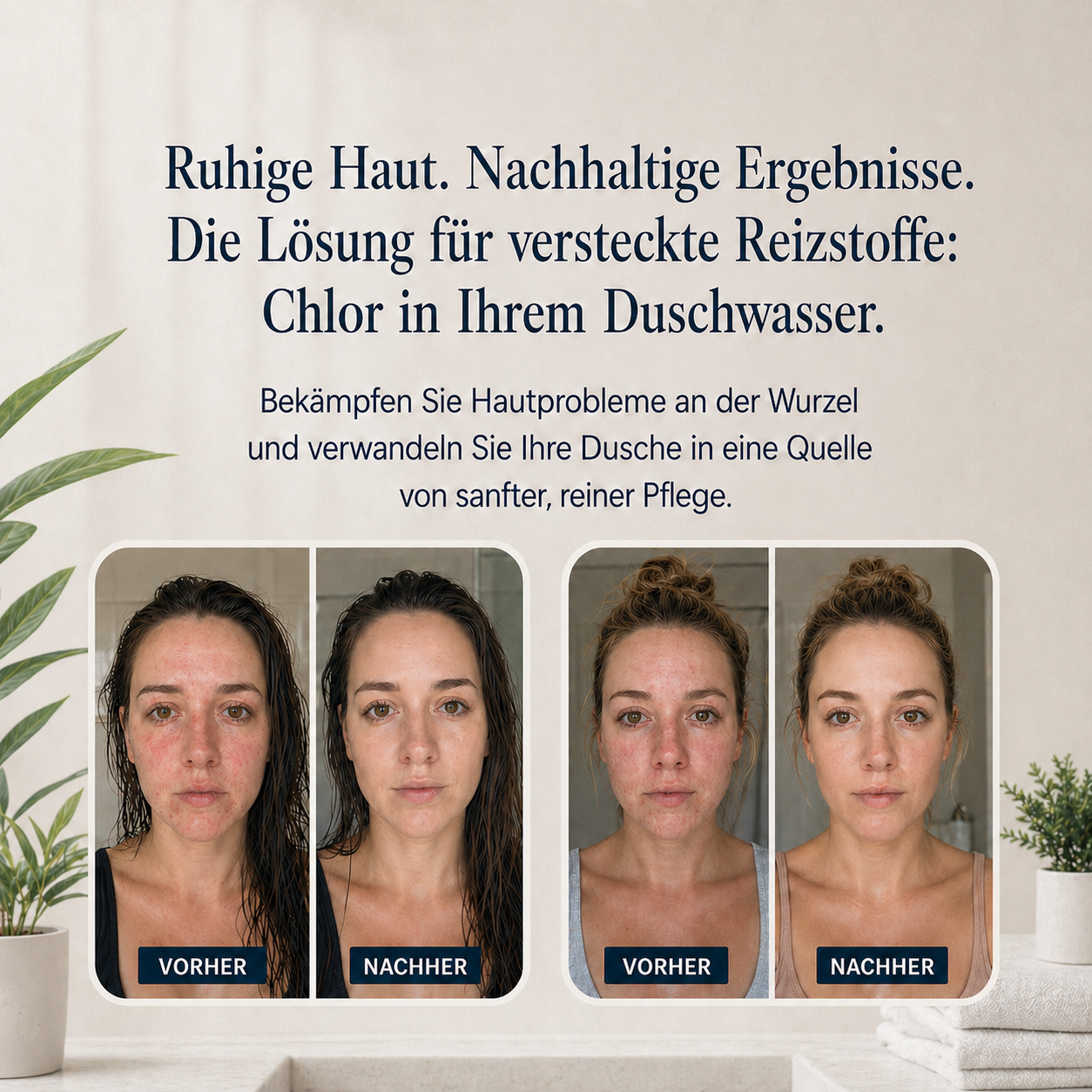 Klariva® Gefilterter Duschkopf