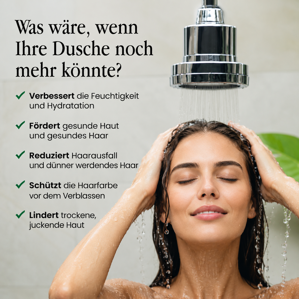 Klariva® Gefilterter Duschkopf
